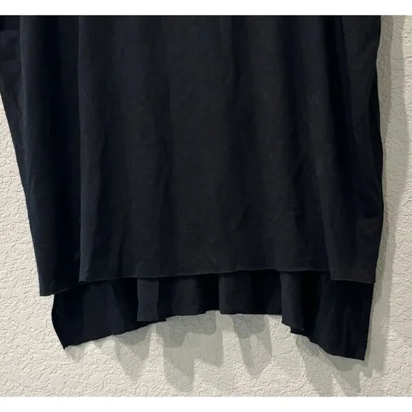 Mallory Ervin Thin Stretch Black T Shirt "LIVE FULLY" slogan Women’s Large - Picture 5 of 5